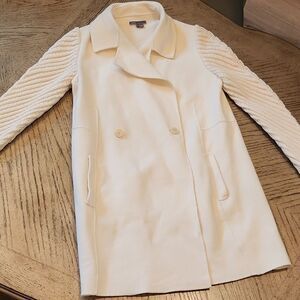 VINCE size S cream wool jacket